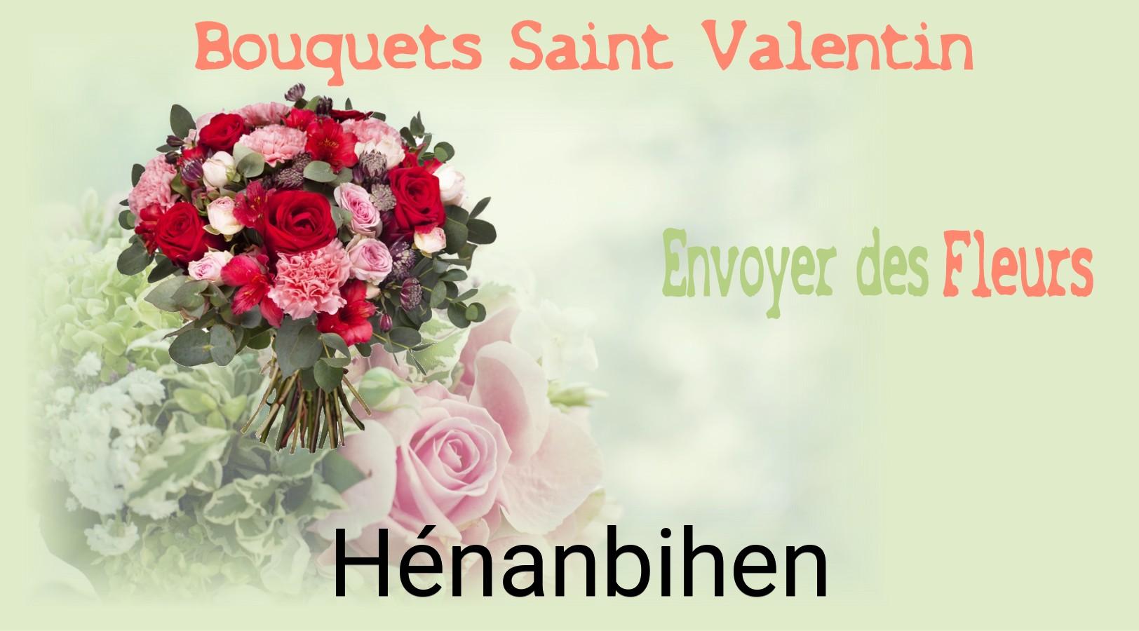 Roses de Saint-Valentin livrées à Hénanbihen